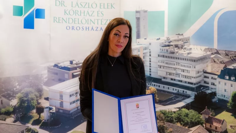 Dr. Bozsár Stefánia személyében új vezetőt kapott az orosházi kórház, hiszen őt nevezték ki a főigazgatói posztra.