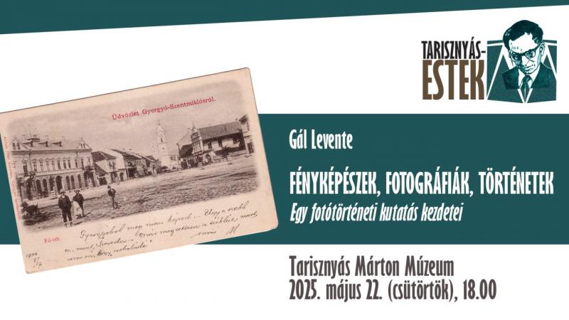 Fedezd fel a fotótörténetet a Tarisznyás-esték varázslatos világában! | Székelyhon

Csatlakozz hozzánk egy felejthetetlen utazásra a fényképezés történetének rejtelmeiben, ahol a múlt és a jelen találkozik a Tarisznyás-esték keretein belül. Merülj el a ké